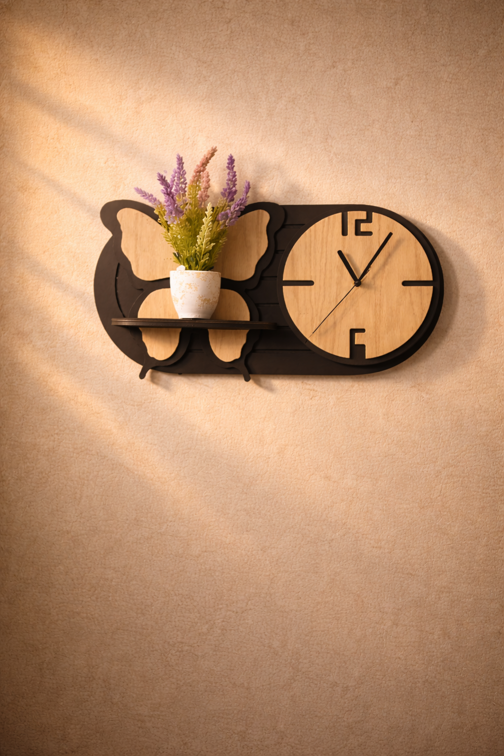 🦋 Horloge Murale Papillon — Élégance & Fonctionnalité
