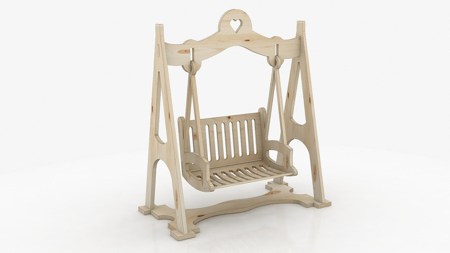 Balançoire en bois pour enfants – أرجوحة أطفال خشبية