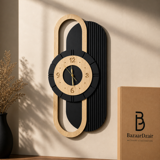 Horloge Murale 75×35 – Qualité Premium 💯