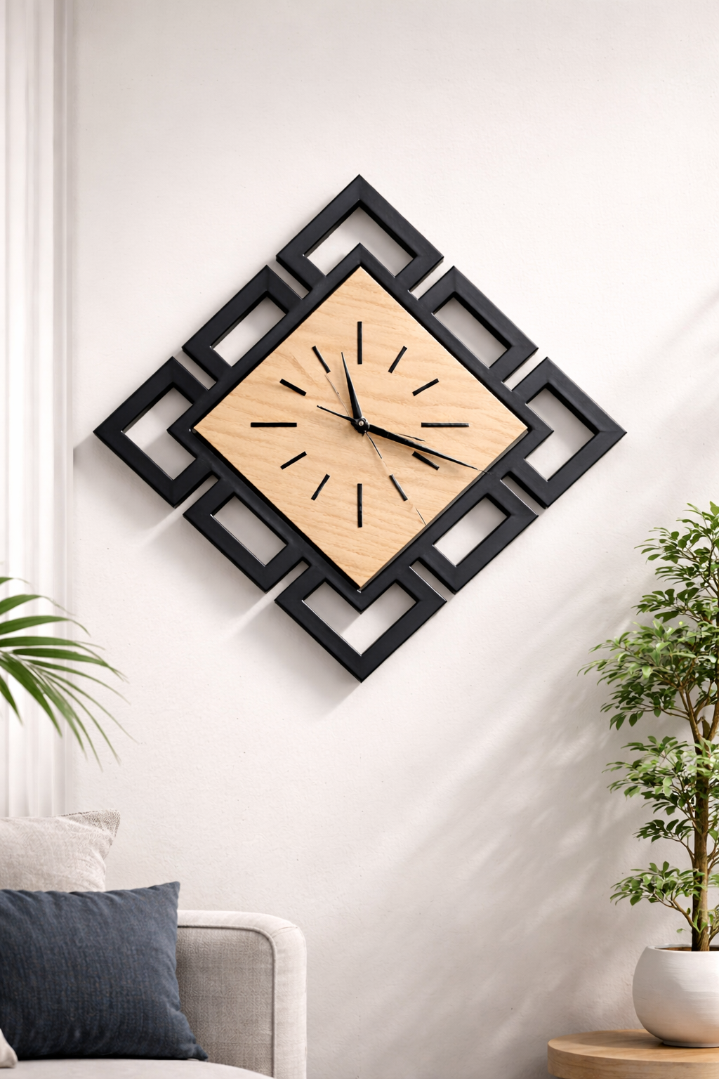 🕰️ ساعة حائط عصرية لدارك