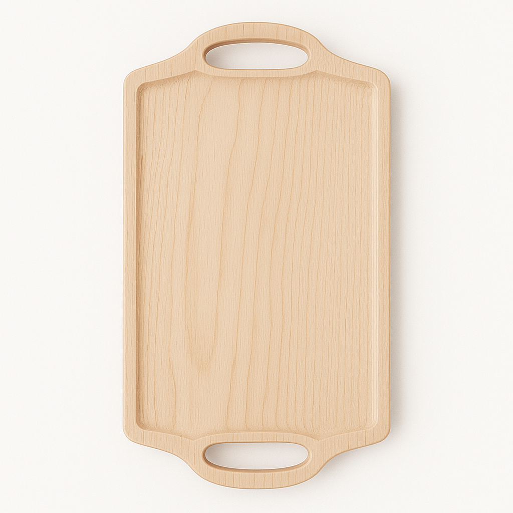 طبق حطب - plateau en bois hêtre