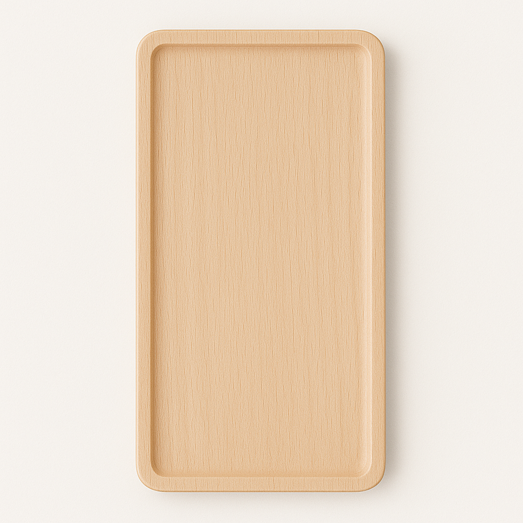 طبق حطب - plateau en bois hêtre