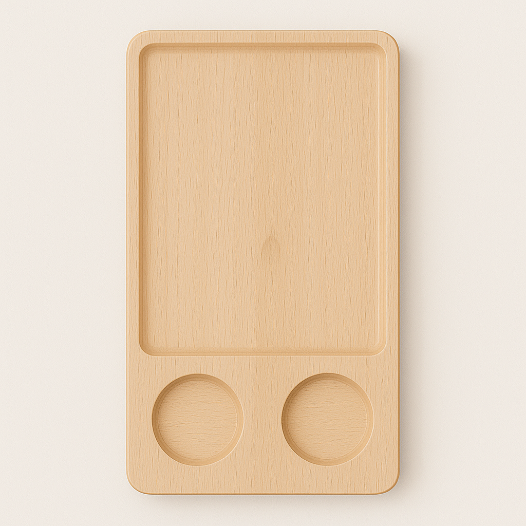 طبق حطب - plateau en bois hêtre
