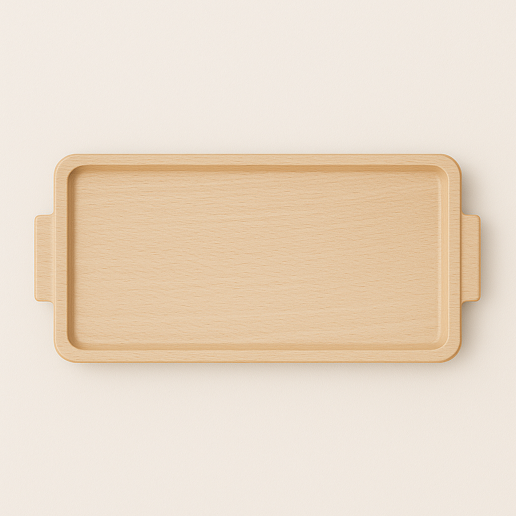 طبق حطب - plateau en bois hêtre