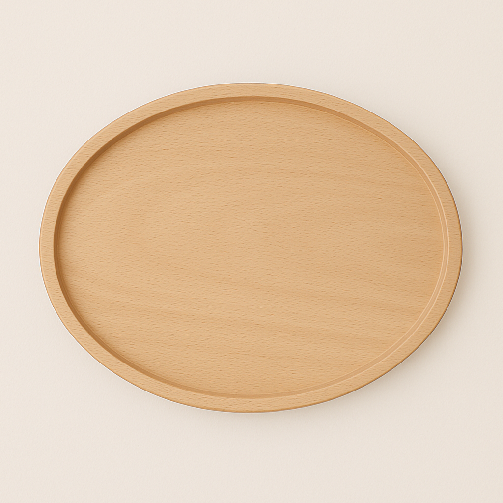 طبق حطب - plateau en bois hêtre