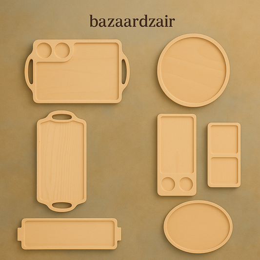 طبق حطب - plateau en bois hêtre