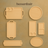 طبق حطب - plateau en bois hêtre