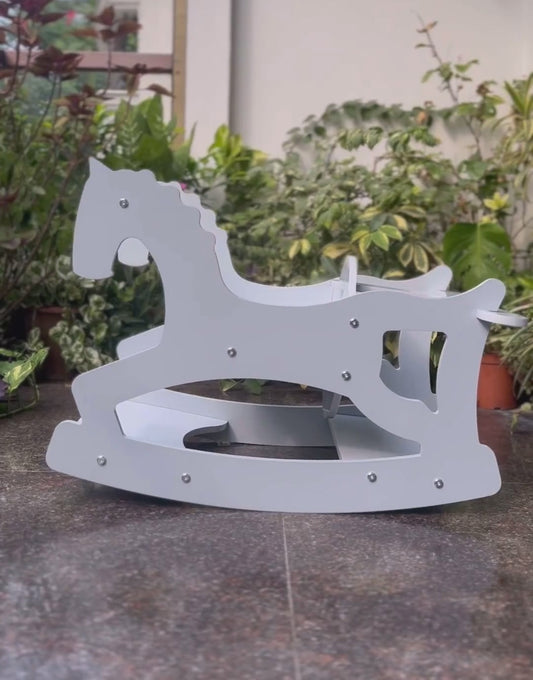 🐴 Cheval à bascule 3 en 1 خشبي للأطفال