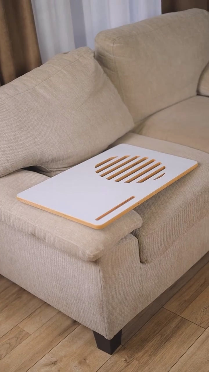 💻 Plateau support PC & téléphone