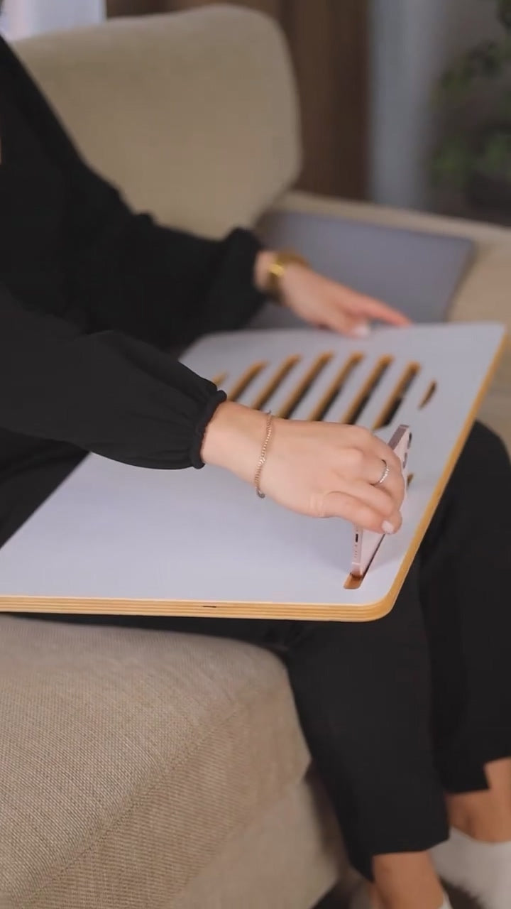 💻 Plateau support PC & téléphone