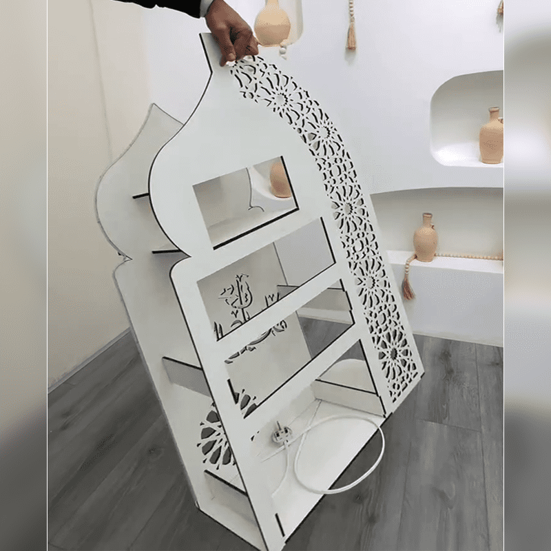 🕌 ركن صلاة مضيء + حامل المصحف 🌙